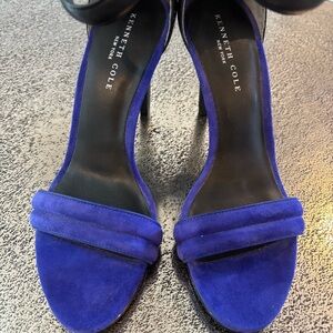 Kenneth Cole New York Cobalt Blue Heels